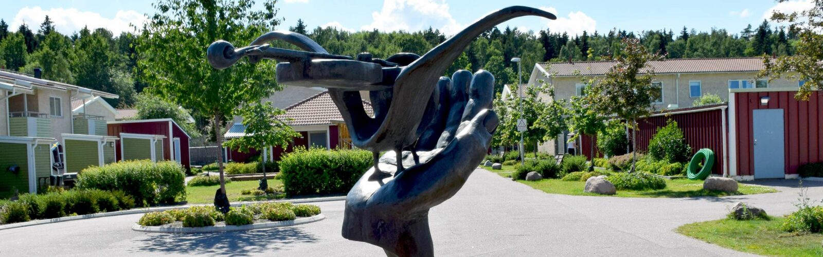 Skulptur av hand