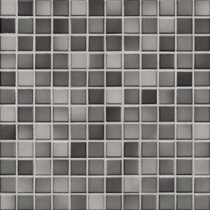 svartgrå mosaik