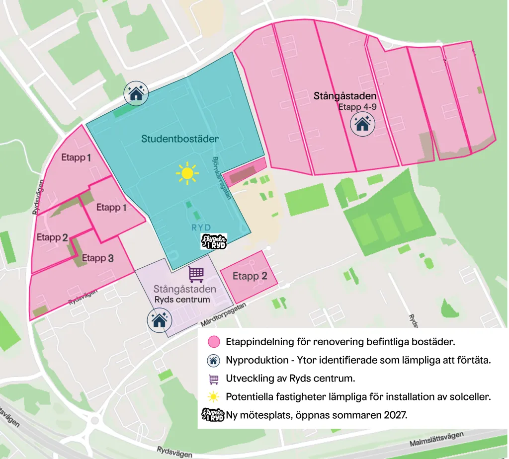 Plan för renoveringar och projekt i Ryd